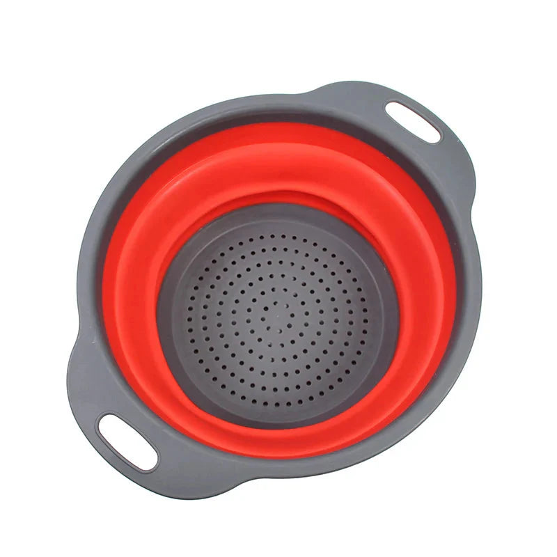 Folding Silicone Vegetable Strainer Collapsible Silicone Colander | Stornfield