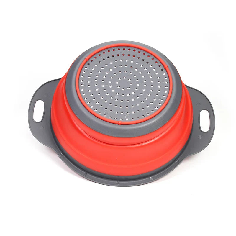 Folding Silicone Vegetable Strainer Collapsible Silicone Colander | Stornfield