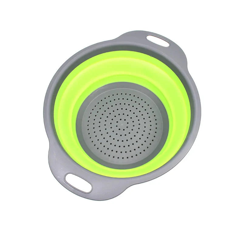 Folding Silicone Vegetable Strainer Collapsible Silicone Colander | Stornfield