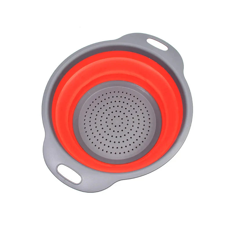 Folding Silicone Vegetable Strainer Collapsible Silicone Colander | Stornfield