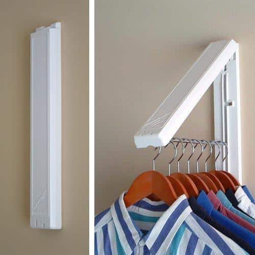 Foldable dress rack for the wall | Stornfield