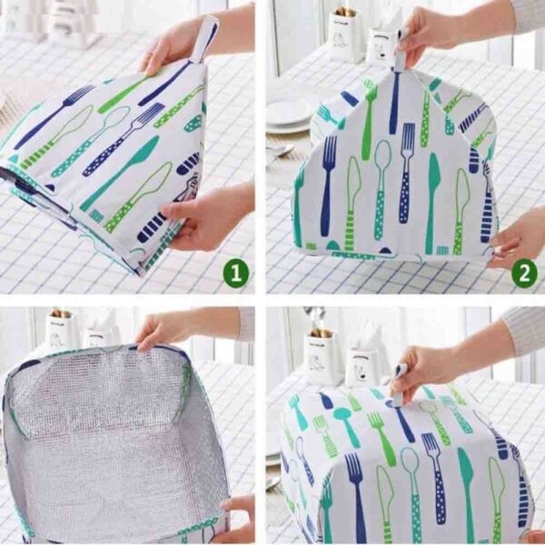Folding Food Cover Thermal Insulation Aluminum Foil - 2 Pcs Of Set Stornfield
