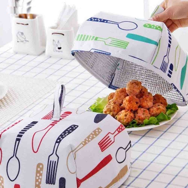 Folding Food Cover Thermal Insulation Aluminum Foil - 2 Pcs Of Set Stornfield