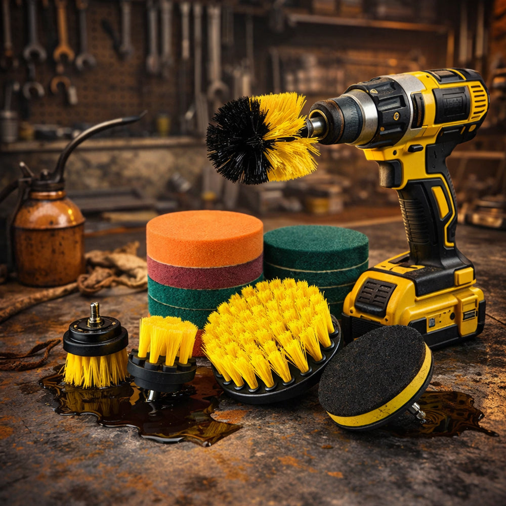 12-in-1 Cleaning Brush Set for Drill | Stornfield