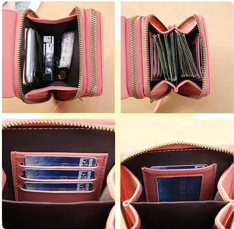 Anti-Theft Leather Bag with Touchscreen | Stornfield