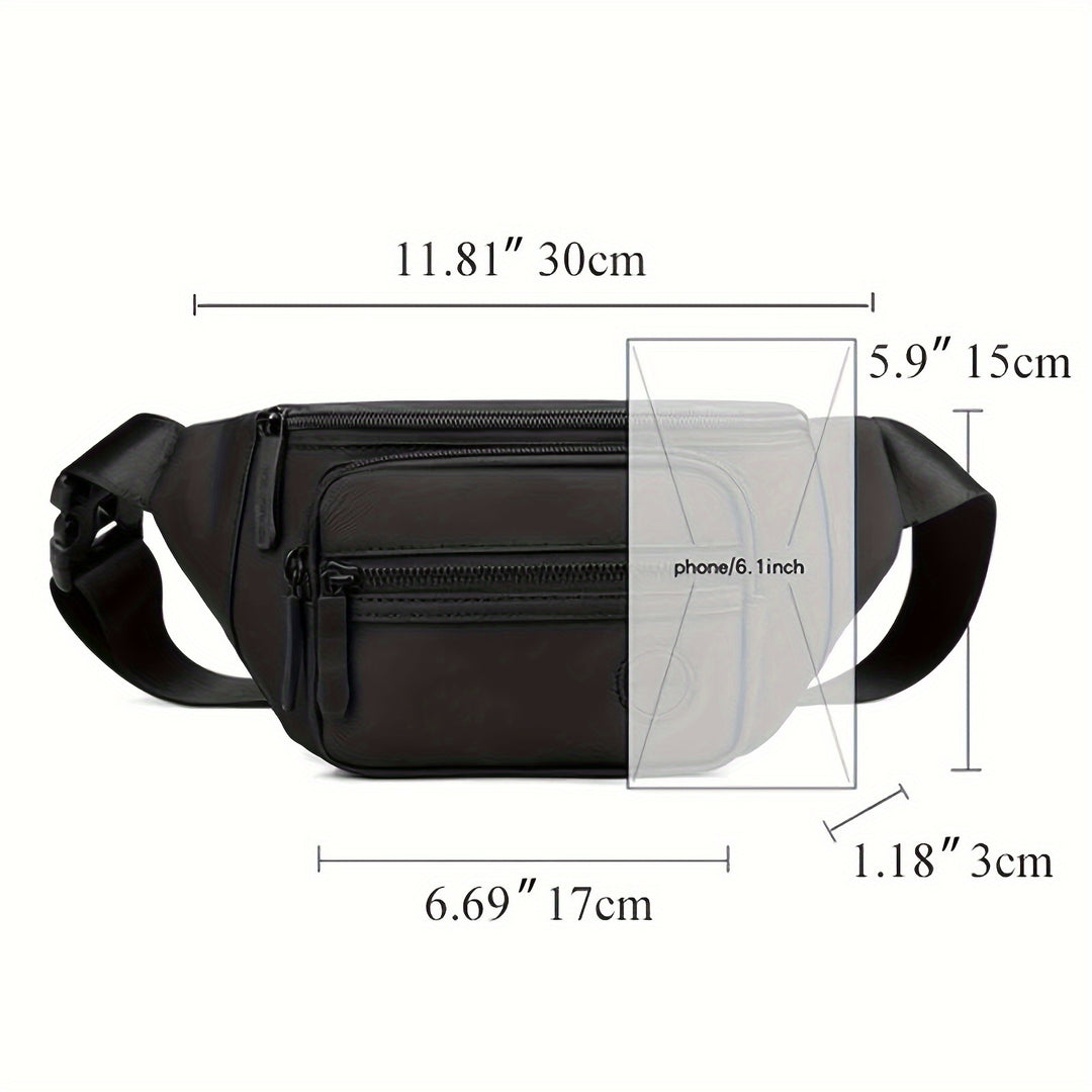 Men's Hip Bag MotionGear – Multifunctional Crossbody Bag with Adjustable Strap | Stornfield