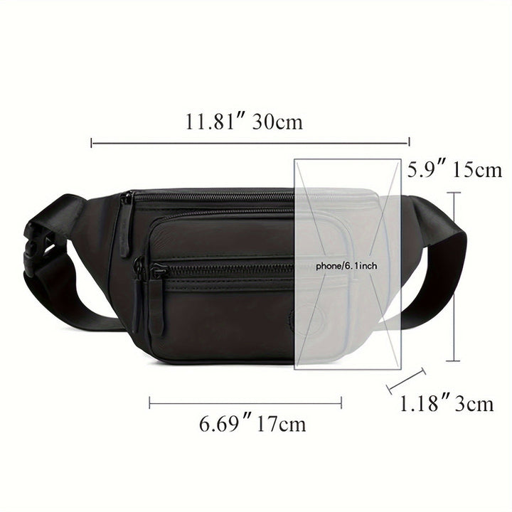 Men's Hip Bag MotionGear – Multifunctional Crossbody Bag with Adjustable Strap | Stornfield