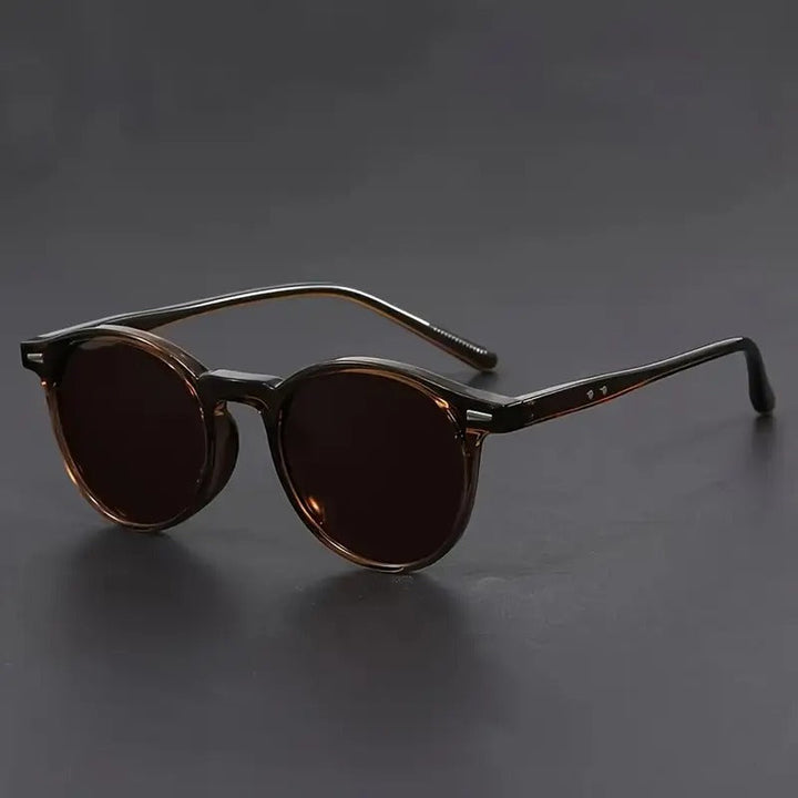 Stornfield | Men's Sunglasses RetroView – Round Tortoiseshell Glasses with Lightweight Frame