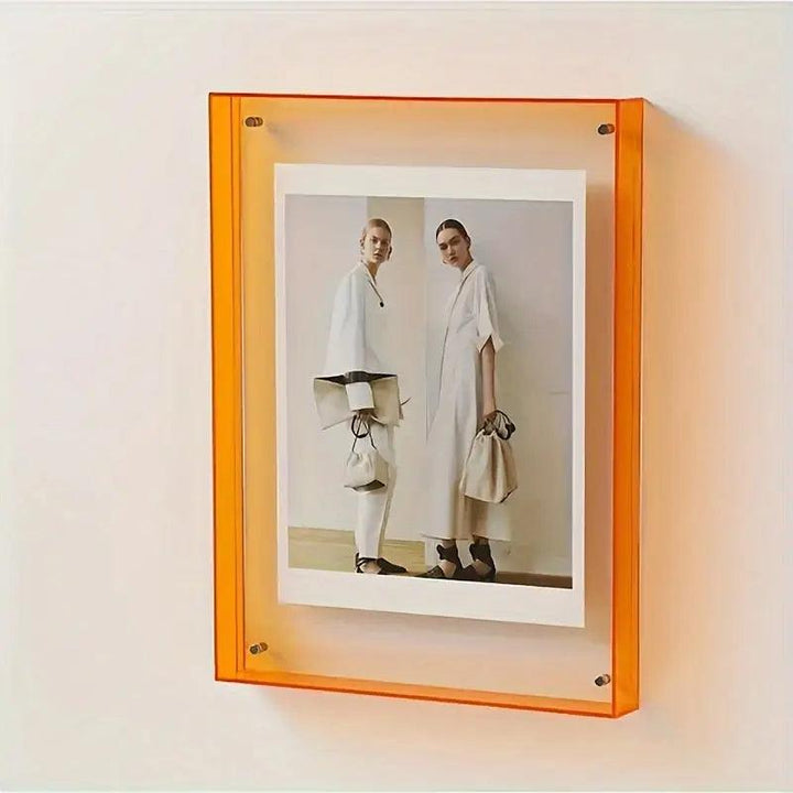 Stornfield | Acrylic Photo Frame | Neon Minimalist Desk Display