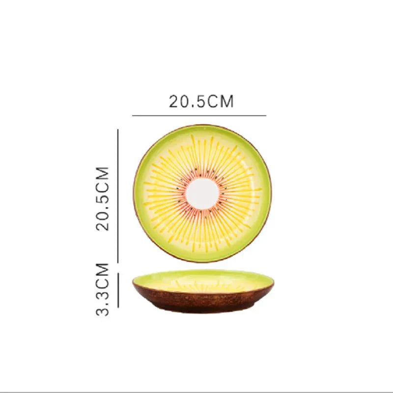 Stornfield | Ceramic Salad Plate Vegetable Shapes