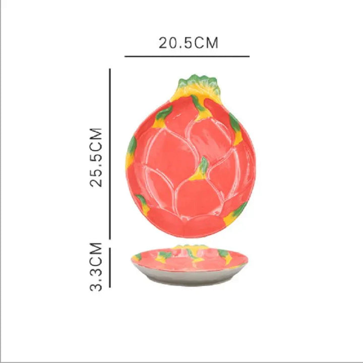 Stornfield | Ceramic Salad Plate Vegetable Shapes