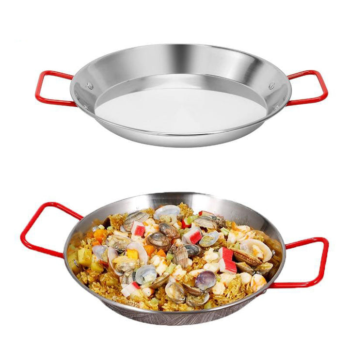 Frying Pot Stainless Steel Spanish Double Ear Non-Stick Frying Pan | Stornfield