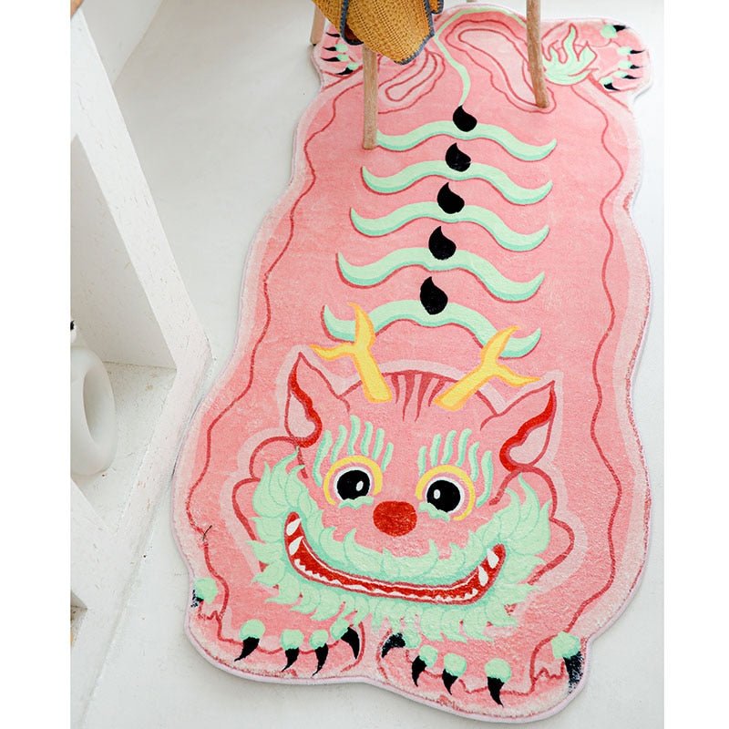 Stornfield | Thicker Fluffier Funny Dragon Rug