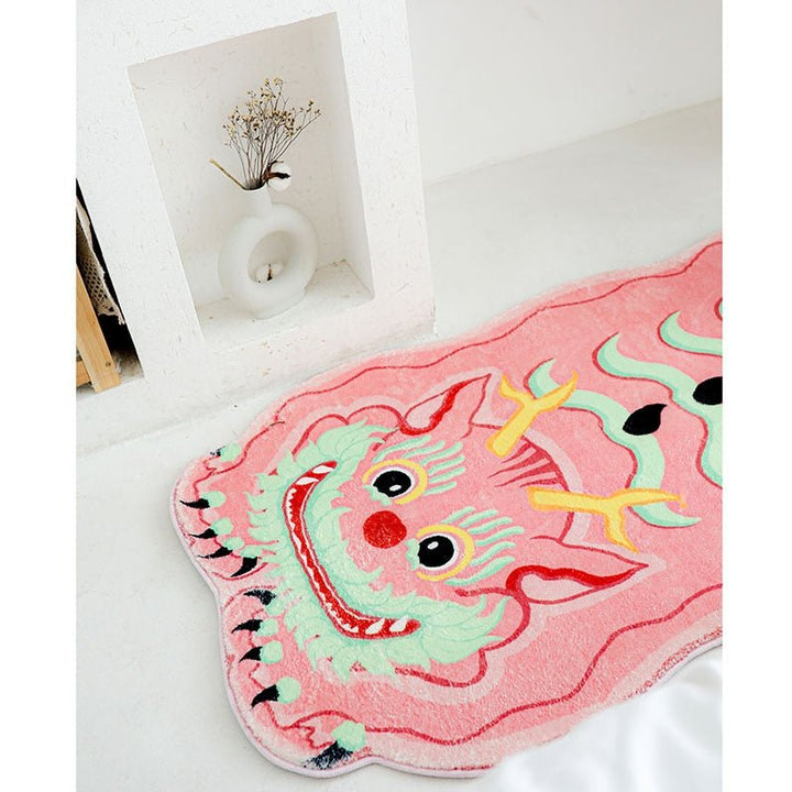 Stornfield | Thicker Fluffier Funny Dragon Rug