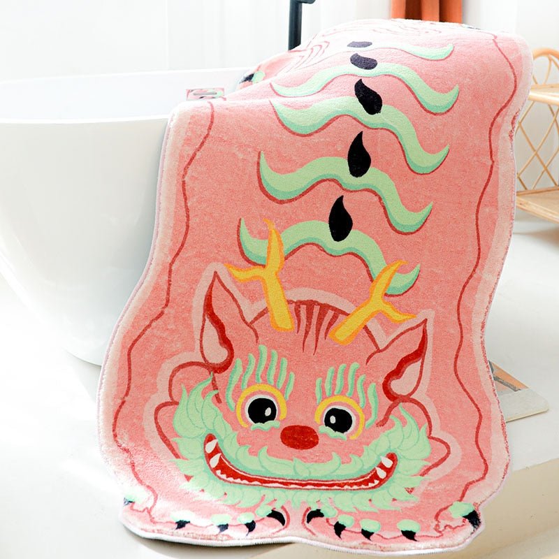Stornfield | Thicker Fluffier Funny Dragon Rug