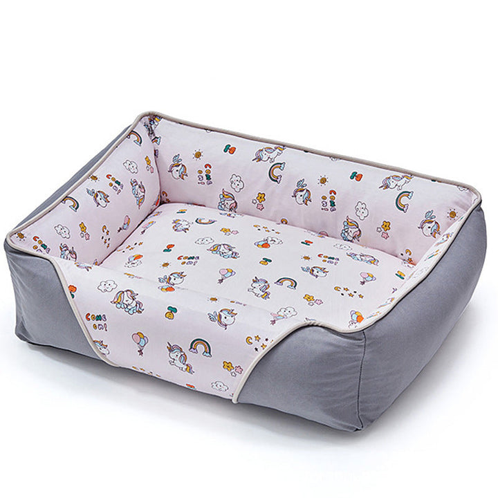Four Walled Supportive Pet Bed Cozy Durable Eco Friendly | Stornfield