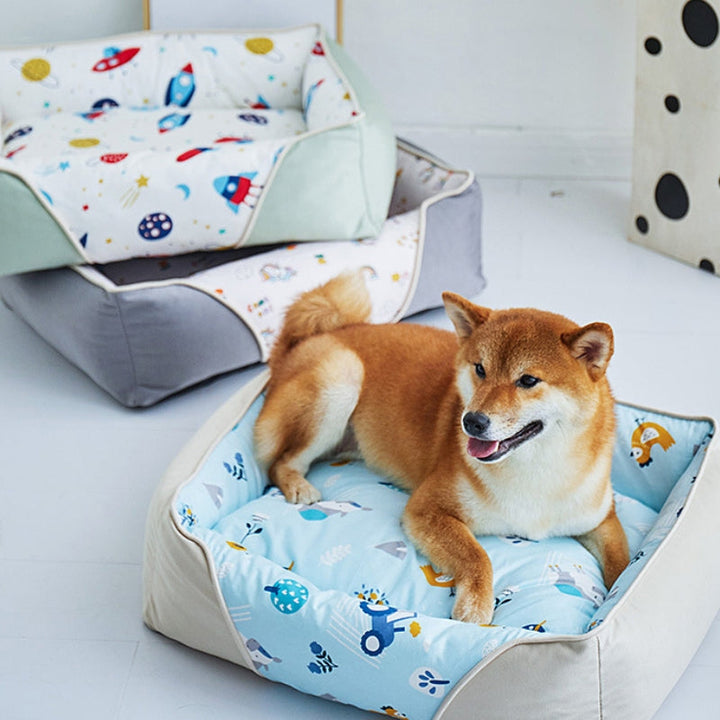 Four Walled Supportive Pet Bed Cozy Durable Eco Friendly | Stornfield