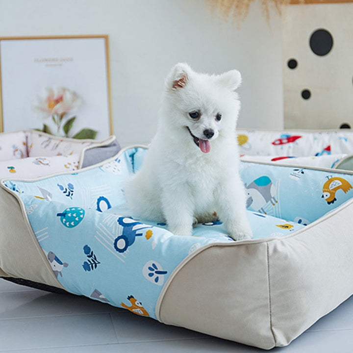 Four Walled Supportive Pet Bed Cozy Durable Eco Friendly | Stornfield