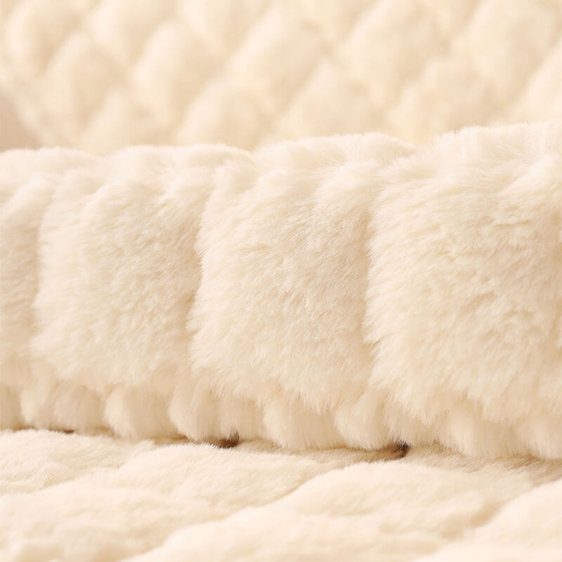 Biscuit Plush Soft Non-Slip Couch Cover with Anti-Slip Design | Stornfield