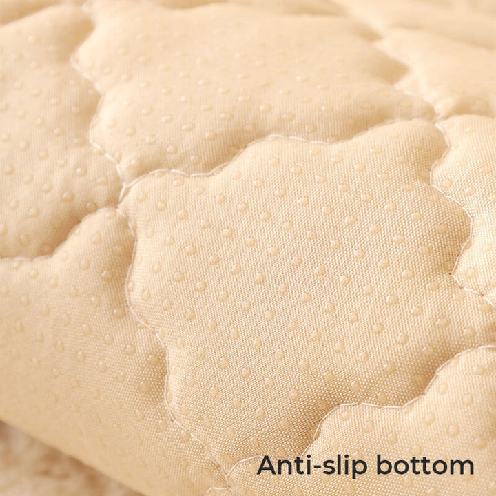 Biscuit Plush Soft Non-Slip Couch Cover with Anti-Slip Design | Stornfield