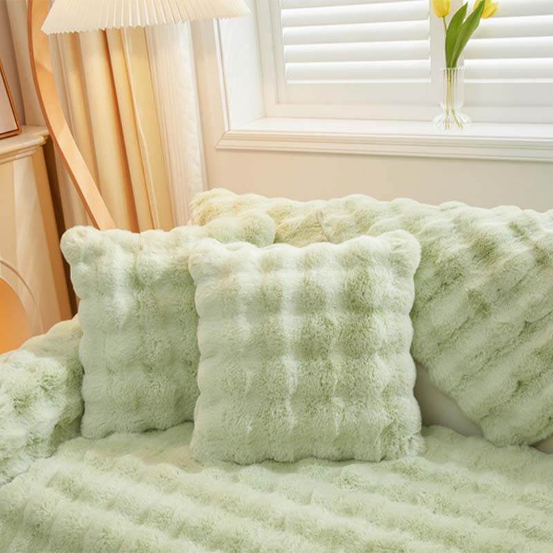 Cozy Plush Solid Colour Non-slip Couch Cover for Comfort | Stornfield