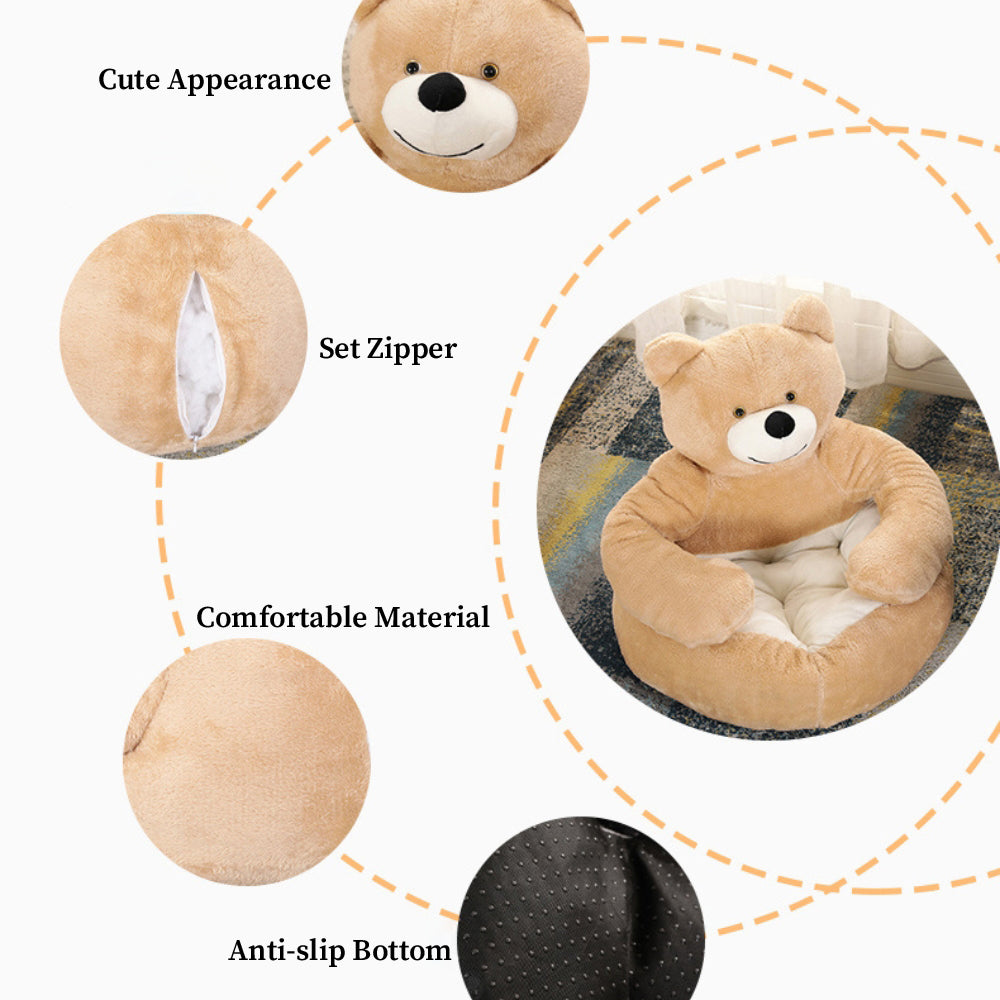 Stornfield | Detachable Cute Plush Cat Bed