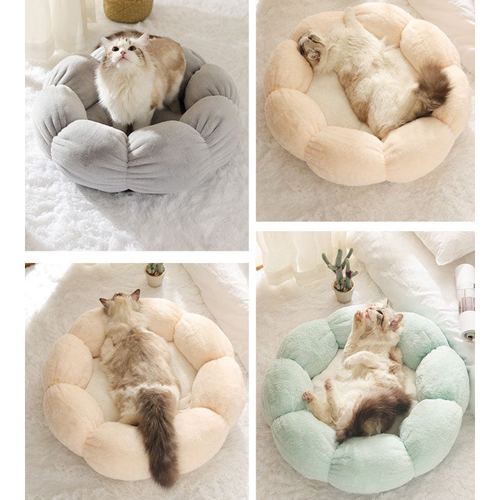 Stornfield | Deep Sleep Flower Cat Bed