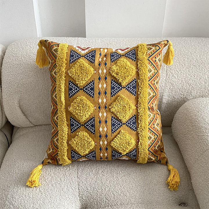 Stornfield | Morocco-Inspired Decorative Pillow with Fringe