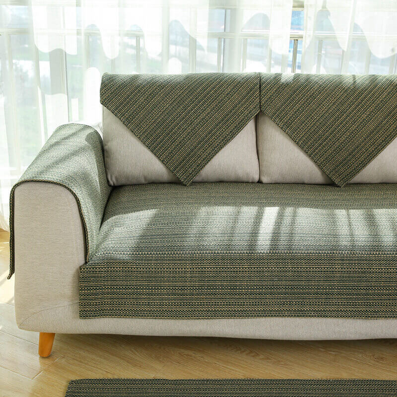 Nature Linen Handwoven Anti-scratch Couch Cover 70x70 cm | Stornfield