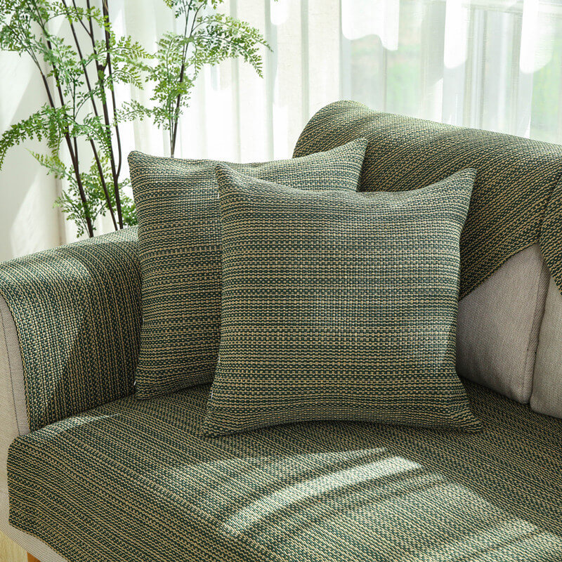 Nature Linen Handwoven Anti-scratch Couch Cover 70x70 cm | Stornfield