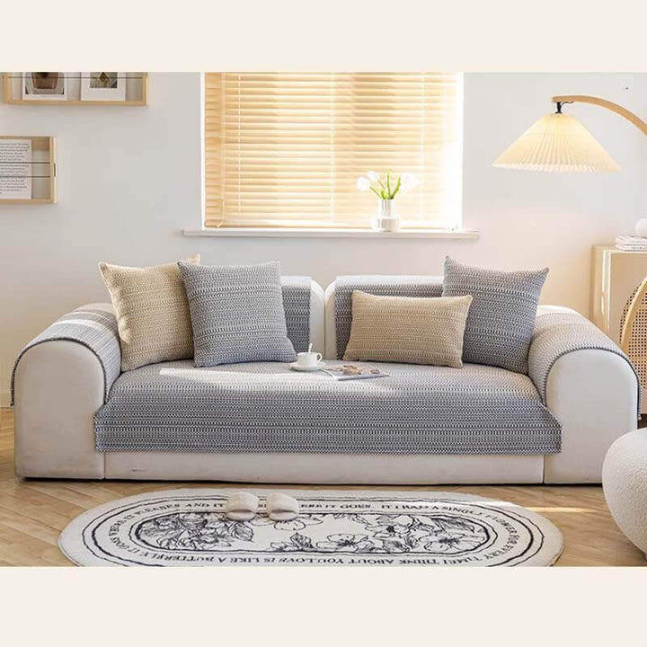 Nature Linen Handwoven Anti-scratch Couch Cover 70x70 cm | Stornfield