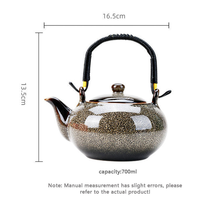 Furnace Change Cup Household Ceramic Teapot With Handle Teapot | Stornfield