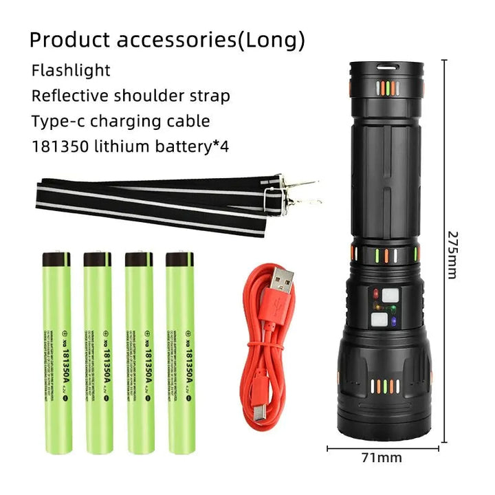Long-Range Extreme Power Tactical Adventure Flashlight | Stornfield