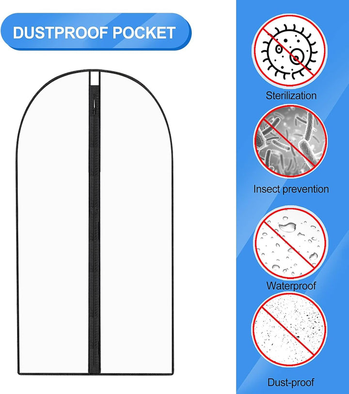Extra-Long Dress & Gown Garment Bag – 180cm Protective Covers with Handles | Stornfield