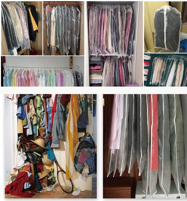 Clear Garment Storage Bags – Pack of 5 (Buy 1, Get 1 FREE) | Stornfield