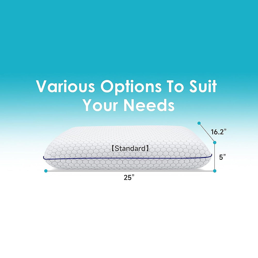 GeliPillex Cooling Gel Memory Foam Pillow | Stornfield