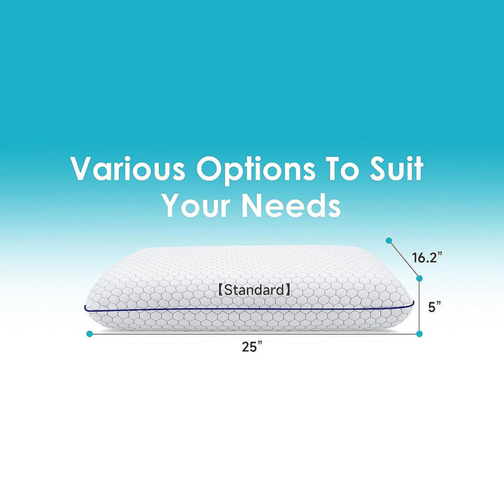 GeliPillex Cooling Gel Memory Foam Pillow | Stornfield