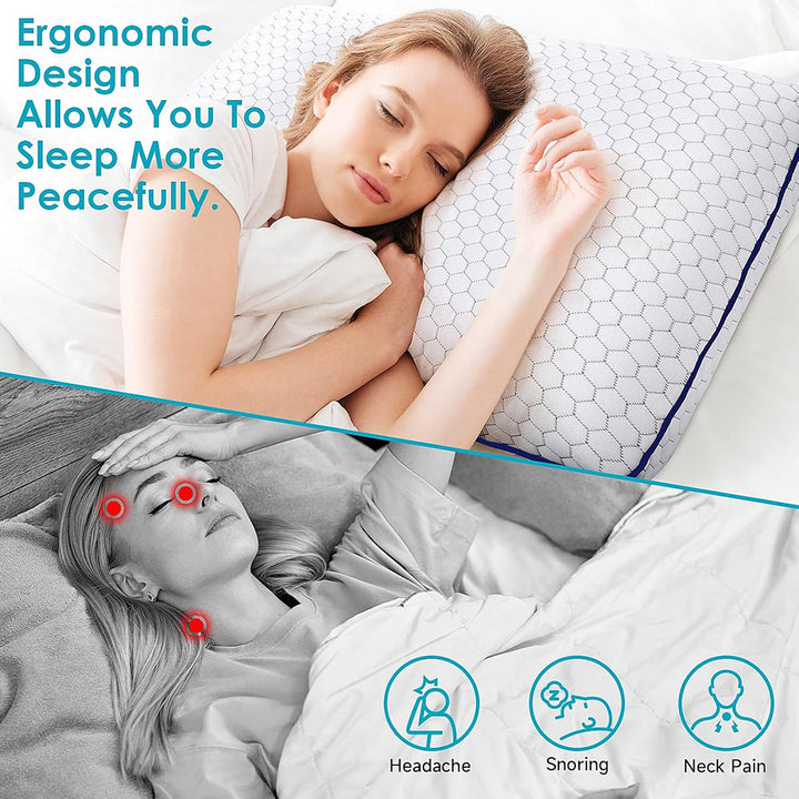 GeliPillex Cooling Gel Memory Foam Pillow | Stornfield