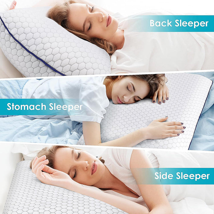 GeliPillex Cooling Gel Memory Foam Pillow | Stornfield