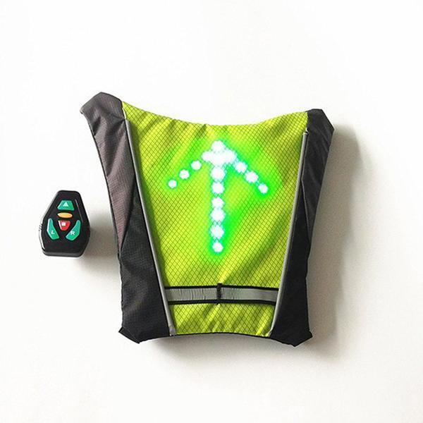 Stornfield | Turn Signal Cycling Reflective Safety LED Vest Cyclist Outdoor Waterproof