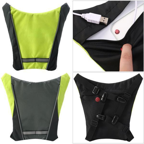 Stornfield | Turn Signal Cycling Reflective Safety LED Vest Cyclist Outdoor Waterproof
