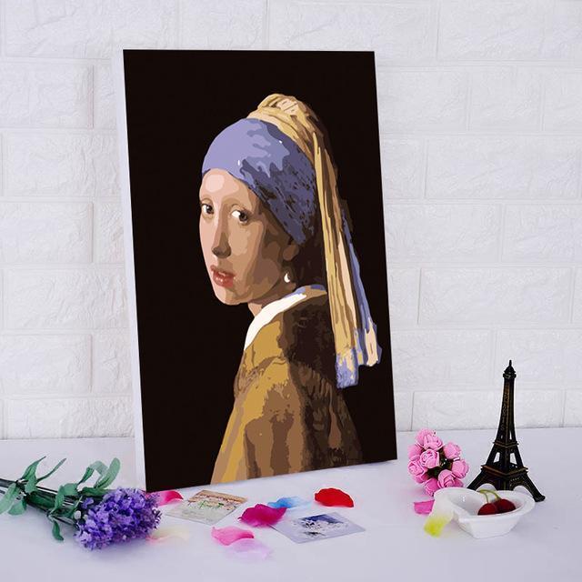 Girl With a Pearl Earring - Van-Go Paint-by-Number Kit | Stornfield