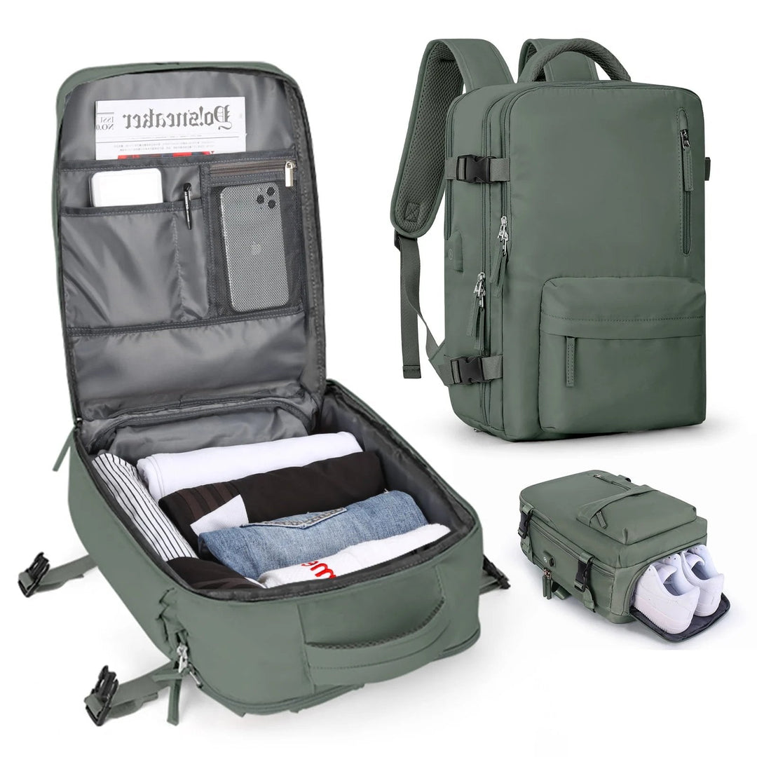 Waterproof Backpack with USB Charging Function and Laptop Compartment 35L | Stornfield