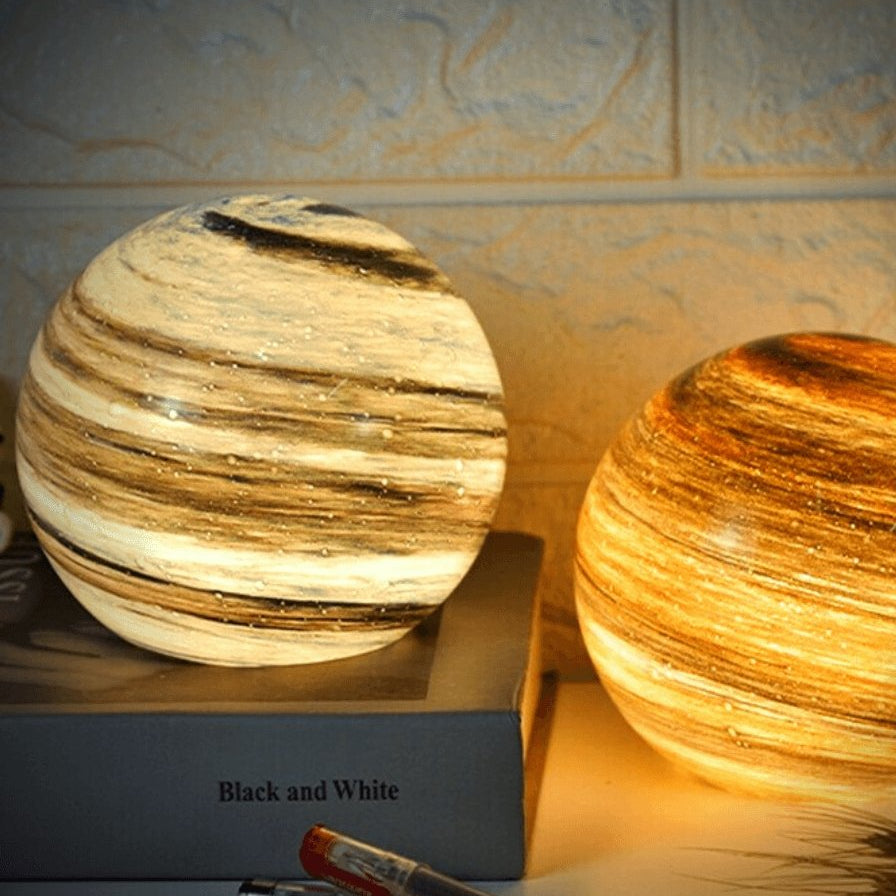 Glass Moon Lamp Stornfield