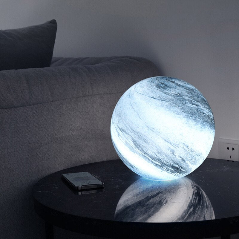 Glass Moon Lamp Stornfield