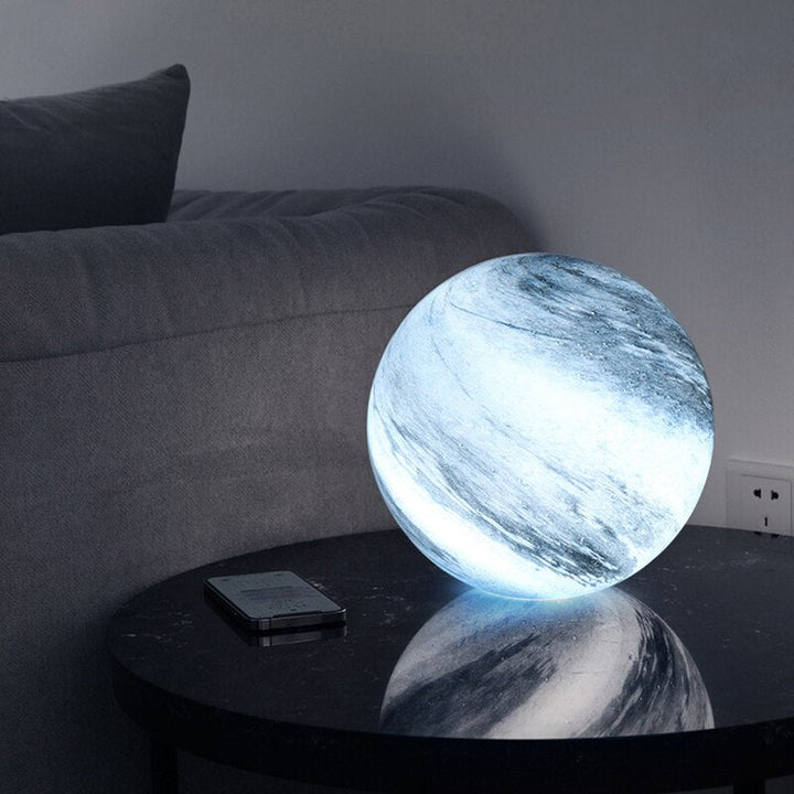 Glass Moon Lamp Stornfield