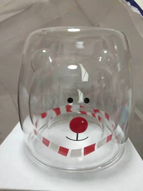 Glass Mugs Double Wall Glass Mug Bear Animal Double Layer Glass Mug | Stornfield