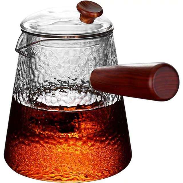 Glass Pot Filter Wood Handle Tea Ceremony Transparent Teawear Sets | Stornfield