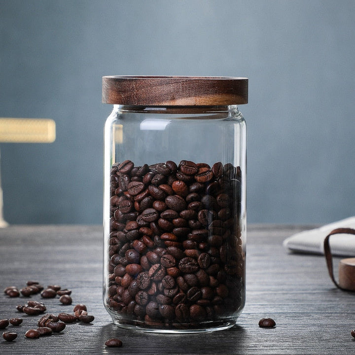 Glass Sealed Jar Coffee Bean Storage Tank Grain Storage Tank Tea Jar | Stornfield