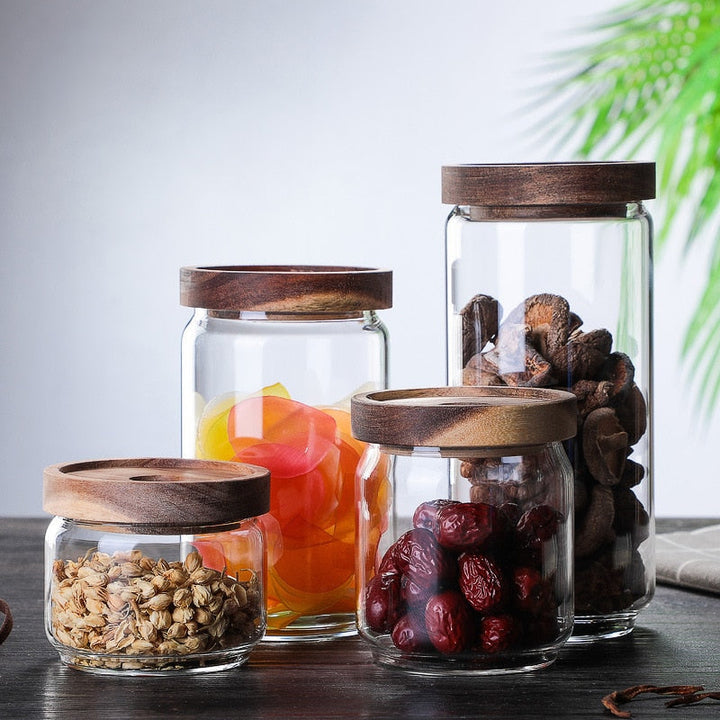 Glass Sealed Jar Coffee Bean Storage Tank Grain Storage Tank Tea Jar | Stornfield